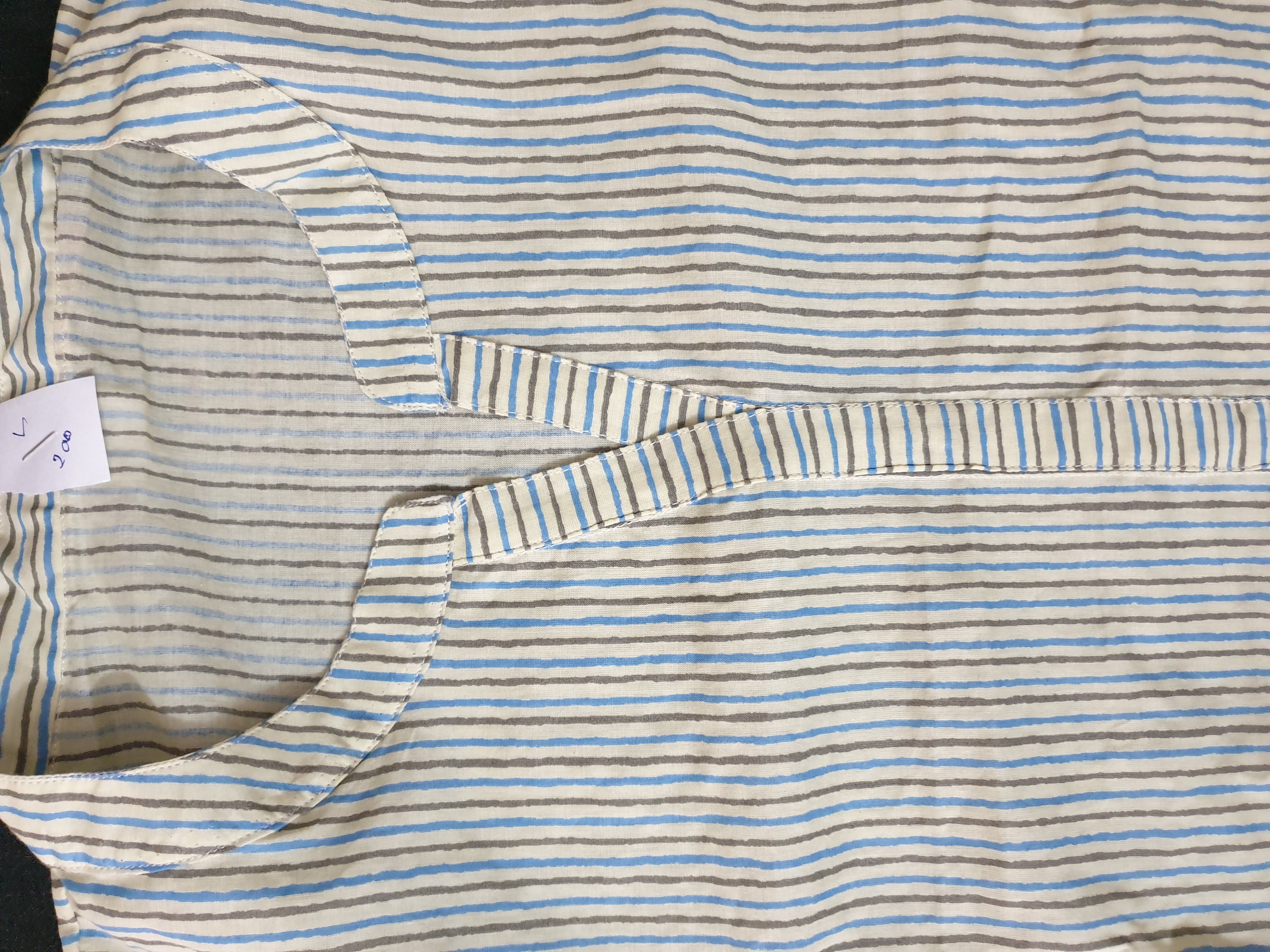 Striped Cotton Kurti